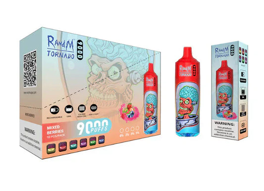 RandM Tornado Mixed Berries 9000 - Pack de 10