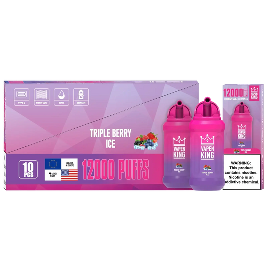 Vapen King Triple Berry Ice 12000  - Pack de 10
