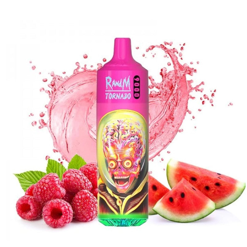 RandM Tornado Rasberry Watermelon 9000  - Pack de 10