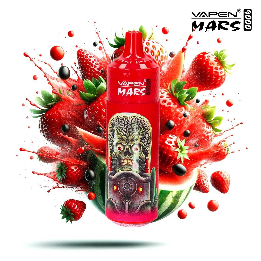 Vapen Mars Fraise Pastèque 9000 - Pack de 10