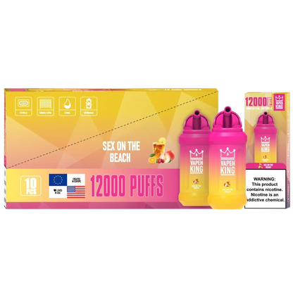 Vapen King Sex On The Beach 12000  - Pack de 10