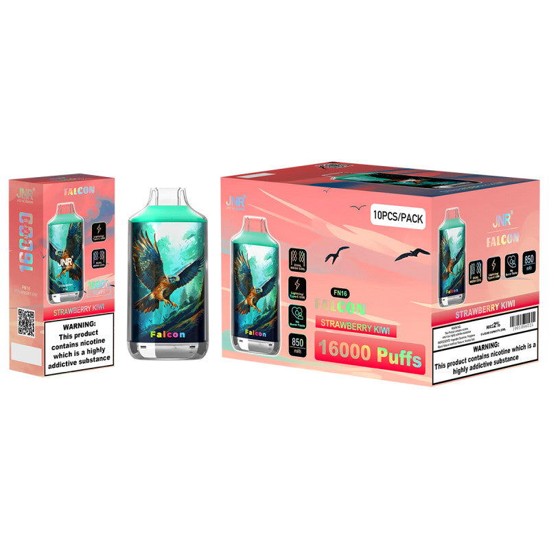 Falcon Strawberry Kiwi 16000  - Pack de 10