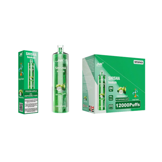 Shisha Hookah Frozen Apple 12000 - Pack de 10