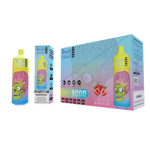 RandM Tornado Cherry 9000 - Pack de 10