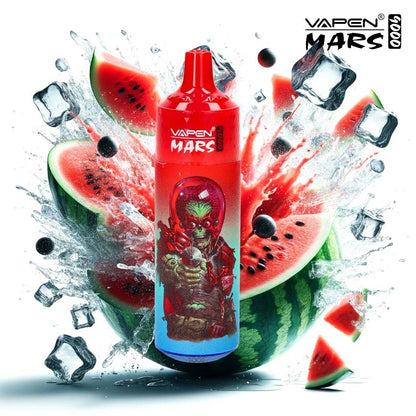 Vapen Mars Pastèque Ice 9000 - Pack de 10